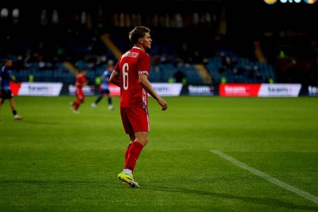 RECORD DATE NOT STATED International Friendlies: Armenia National Football Team v Moldova National Football Team Mihail Gherasimencov during the International Friendlies match between Armenia National Football Team and Moldova National Football Team at Vazgen Sargsyan Republican Stadium in Yerevan, Armenia on June 9, 2026