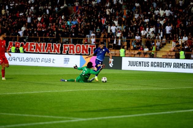RECORD DATE NOT STATED International Friendlies: Armenia National Football Team v Moldova National Football Team Grant-Leon Ranos during the International Friendlies match between Armenia National Football Team and Moldova National Football Team at Vazgen Sargsyan Republican Stadium in Yerevan, Armenia on June 9, 2026