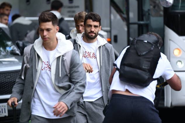 Alexandria, USA, 090626. Player Mateo Kovacic has arrived with the Croatian national football team at the AKA hotel in the base camp where they will be accommodated during the FIFA World Cup, WM, Weltmeisterschaft, Fussball Photo: Boris Kovacev CROPIX Copyright: xxBorisxKovacevx xCROPIXx reprezentacija_dolazak11-090626