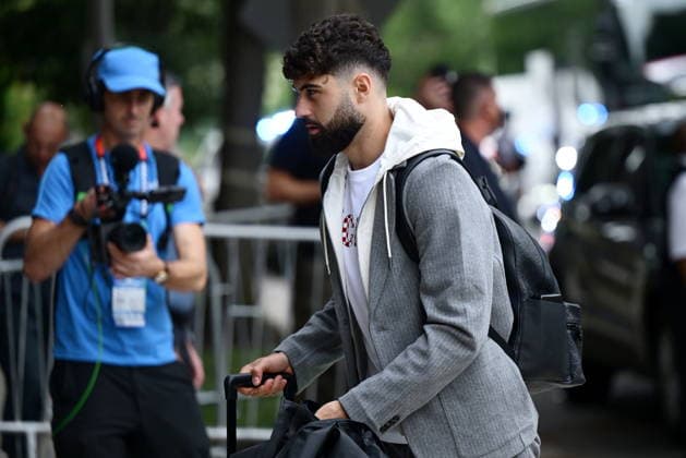 Alexandria, USA, 090626. Player Josko Gvardiol has arrived with the Croatian national football team at the AKA hotel in the base camp where they will be accommodated during the FIFA World Cup, WM, Weltmeisterschaft, Fussball Photo: Boris Kovacev CROPIX Copyright: xxBorisxKovacevx xCROPIXx reprezentacija_dolazak22-090626