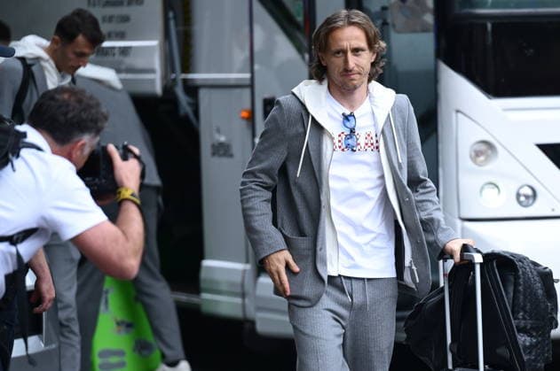 Alexandria, USA, 090626. Player Luka Modric has arrived with the Croatian national football team at the AKA hotel in the base camp where they will be accommodated during the FIFA World Cup, WM, Weltmeisterschaft, Fussball Photo: Boris Kovacev CROPIX Copyright: xxBorisxKovacevx xCROPIXx reprezentacija_dolazak4-090626