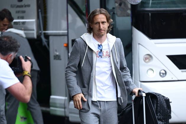 Alexandria, USA, 090626. Player Luka Modric has arrived with the Croatian national football team at the AKA hotel in the base camp where they will be accommodated during the FIFA World Cup, WM, Weltmeisterschaft, Fussball Photo: Boris Kovacev CROPIX Copyright: xxBorisxKovacevx xCROPIXx reprezentacija_dolazak6-090626