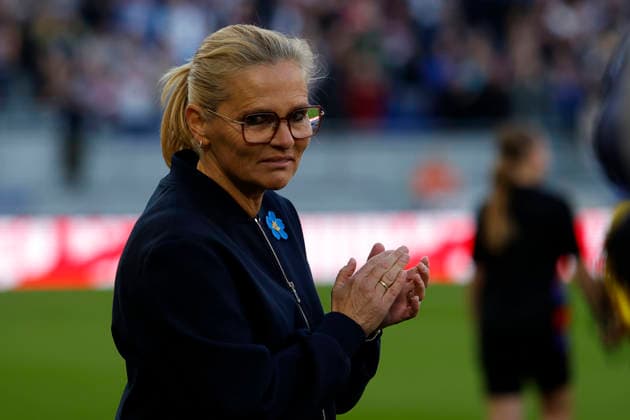 England Women v Ukraine Women, Liverpool, UK - 9 June 2026 Sarina Wiegman, Manager of England before the FIFA Women™s World Cup 2027 qualifying group match between England and Ukraine at Hill Dickinson Stadium on 9 June 2026 in Liverpool, England (Photo by Steve Taylor PPAUK) Bramley-Moore Dock Hill Dickinson Stadium Liverpool England Copyright: xStevexTaylor PPAUKx PPA-280616