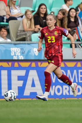 09 06 2026, xgrfx, Soccer World Cup Qualification Women, Slovenia Germany v l Sophia Kleinherne German Womens National Team DFL DFB REGULATIONS PROHIBIT ANY USE OF PHOTOGRAPHS as IMAGE SEQUENCES and or QUASI VIDEO Ljubljana