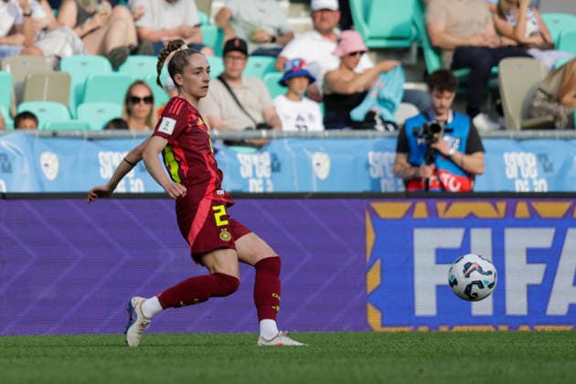 09 06 2026, xgrfx, Soccer World Cup Qualification Women, Slovenia Germany v l Sophia Kleinherne German Womens National Team DFL DFB REGULATIONS PROHIBIT ANY USE OF PHOTOGRAPHS as IMAGE SEQUENCES and or QUASI VIDEO Ljubljana