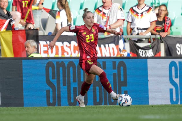 09 06 2026, xgrfx, Soccer World Cup Qualification Women, Slovenia Germany v l Sophia Kleinherne German Womens National Team DFL DFB REGULATIONS PROHIBIT ANY USE OF PHOTOGRAPHS as IMAGE SEQUENCES and or QUASI VIDEO Ljubljana