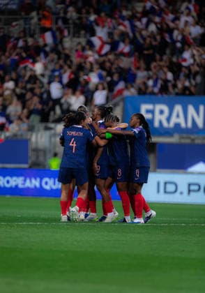 France Team in action during FIFA Women s World Cup 2027 Qualifiers game between France and Republic of Ireland at Alpes Stadium in Grenoble, France  Copyright: xConstancexBugautx xSPPx Sportspressphoto_SPR164171