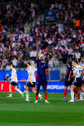 Melvine Malard (9 France) in action during FIFA Women s World Cup 2027 Qualifiers game between France and Republic of Ireland at Alpes Stadium in Grenoble, France  Copyright: xConstancexBugautx xSPPx Sportspressphoto_SPR164172