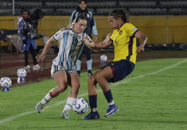 ECUADOR VS ARGENTINA NATIONS LEAGUE June 09, 2026 Meeting between Ecuador vs Argentina for the Womens Nations League at the Atahualpa stadium QUITO PICHINCHA ECUADOR Copyright: xHENRYxLAPOx