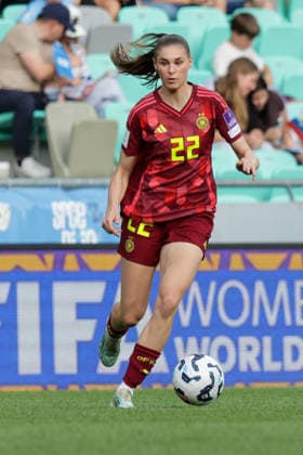 09 06 2026, xgrfx, Soccer World Cup Qualification Women, Slovenia Germany v l Jule Brand German Womens National Team DFL DFB REGULATIONS PROHIBIT ANY USE OF PHOTOGRAPHS as IMAGE SEQUENCES and or QUASI VIDEO Ljubljana