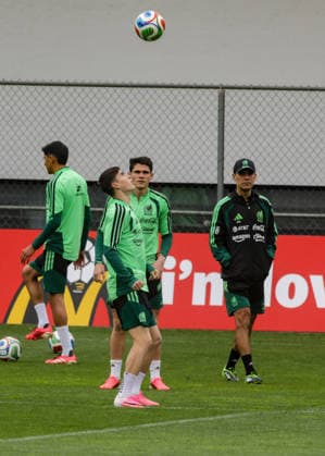 Mexico national team, Nationalteam Training Day - 2026 FIFA World Cup, WM, Weltmeisterschaft, Fussball Armando Gonzalez Alba of Mexican national football team during the training day ahead the 2026 FIFA World Cup Group A match against South Africa at High Performance Center (CAR). on June 9, 2026 in Mexico City, Mexico. (Photo by Ian Robles Eyepix Group) Copyright: xIanxRoblesx xEyepixxGroupx EL_09062026_186137JPEG