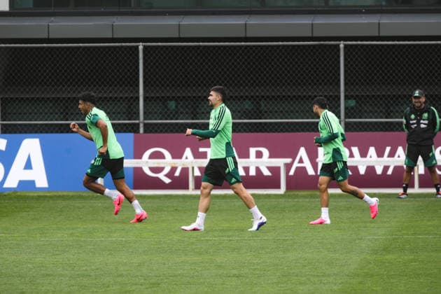 Mexico national team, Nationalteam Training Day - 2026 FIFA World Cup, WM, Weltmeisterschaft, Fussball Johan Vasquez of Mexican national football team warms-up during the training day ahead the 2026 FIFA World Cup Group A match against South Africa at High Performance Center (CAR). on June 9, 2026 in Mexico City, Mexico. (Photo by Ian Robles Eyepix Group) Copyright: xIanxRoblesx xEyepixxGroupx EL_09062026_186139JPEG