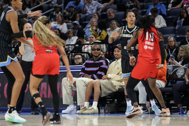 CHICAGO, USA - June 9: Orlando Magic player, Wendell Carter Jr. is seen during the WNBA, Basketball Damen, USA Commissionerâ??s Cup game between the Chicago Sky and Atlanta Dream at Wintrust Arena on Tuesday, June 9 in Chicago, USA Copyright: xShainaxBenhiyoun SPPx Sportspressphoto_SPR164229
