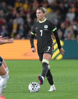 Australia Vs Mexico in Parramatta - 09 Jun 2026 Steph Catley of Australia women football team seen in action during the women s International Friendly, Länderspiel, Nationalmannschaft match between Australia and Mexico held at Commbank Stadium. Final score; Australia 3:1 Mexico. Parramatta Australia Copyright: xLuisxVeniegrax xSOPAxImagesx 20260609_A-Leagues_LuisVeniegra1687