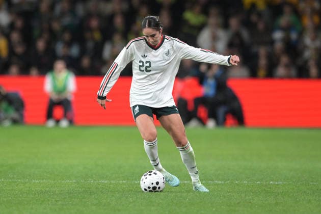 Australia Vs Mexico in Parramatta - 09 Jun 2026 Diana Ordonez of Mexico women football team seen in action during the women s International Friendly, Länderspiel, Nationalmannschaft match between Australia and Mexico held at Commbank Stadium. Final score; Australia 3:1 Mexico. Parramatta Australia Copyright: xLuisxVeniegrax xSOPAxImagesx 20260609_A-Leagues_LuisVeniegra2130