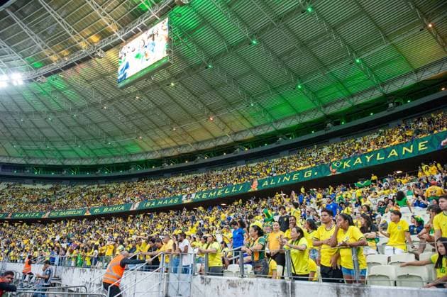 RECORD DATE NOT STATED match between Brazil (bra) x United States (usa) Fortaleza (CE) 09 06 2026 - Brazil (BRA) vs. United States (USA) - Fans during the match between Brazil (BRA) and the United States (USA) in the women s friendly, held at Arena Castelao, this Tuesday (02 06 2026) Ceara Brasil Copyright: xYurixVasconcelosxFernandesx