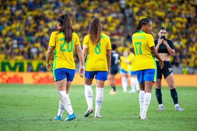 RECORD DATE NOT STATED match between Brazil (bra) x United States (usa) Fortaleza (CE) 09 06 2026 - Brazil (BRA) vs. United States (USA) - Player during the match between Brazil (BRA) and the United States (USA) in the women s friendly, held at Arena Castelao, this Tuesday (02 06 2026) Ceara Brasil Copyright: xYurixVasconcelosxFernandesx