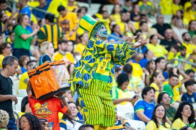 RECORD DATE NOT STATED match between Brazil (bra) x United States (usa) Fortaleza (CE) 09 06 2026 - Brazil (BRA) vs. United States (USA) - Player and fan during the match between Brazil (BRA) and the United States (USA) in the women s friendly, held at Arena Castelao, this Tuesday (02 06 2026). Ceara Brasil Copyright: xYurixVasconcelosxFernandesx