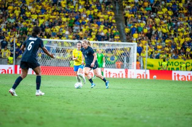 RECORD DATE NOT STATED match between Brazil (bra) x United States (usa) Fortaleza (CE) 09 06 2026 - Brazil (BRA) vs. United States (USA) - Player during the match between Brazil (BRA) and the United States (USA) in the women s friendly, held at Arena Castelao, this Tuesday (02 06 2026) Ceara Brasil Copyright: xYurixVasconcelosxFernandesx