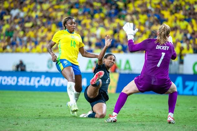 RECORD DATE NOT STATED match between Brazil (bra) x United States (usa) Fortaleza (CE) 09 06 2026 - Brazil (BRA) vs. United States (USA) - Player during the match between Brazil (BRA) and the United States (USA) in the women s friendly, held at Arena Castelao, this Tuesday (02 06 2026) Ceara Brasil Copyright: xYurixVasconcelosxFernandesx
