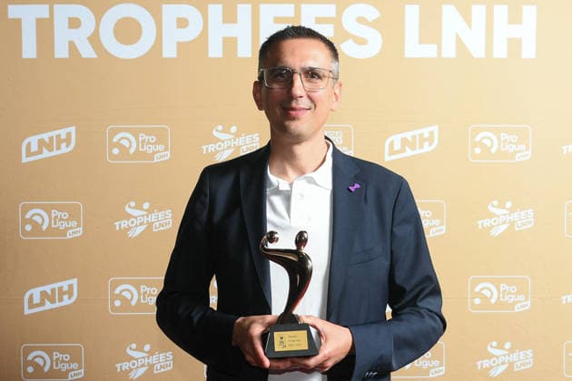 Trophees LNH 2026 - Paris Gregory Cojean is seen during the Trophees LNH 2026 ceremony at Theâtre Marigny on the Champs-Élysees in Paris, France on June 9, 2026, organized by the Ligue Nationale de Handball. Photo by Lionel Urman ABACAPRESS.COM Paris France  Copyright: xUrmanxLionel ABACAx