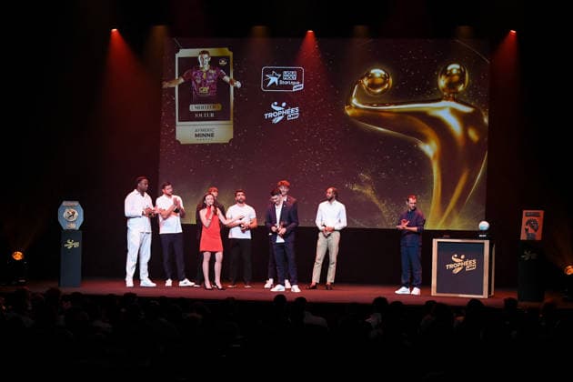 Trophees LNH 2026 - Paris The Ligue Nationale de Handball organizes its annual Trophees LNH 2026 ceremony at Theâtre Marigny on the Champs-Élysees in Paris, France on June 9, 2026. Photo by Lionel Urman ABACAPRESS.COM Paris France  Copyright: xUrmanxLionel ABACAx