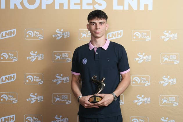Trophees LNH 2026 - Paris Emilien Peyronnet is seen during the Trophees LNH 2026 ceremony at Theâtre Marigny on the Champs-Élysees in Paris, France on June 9, 2026, organized by the Ligue Nationale de Handball. Photo by Lionel Urman ABACAPRESS.COM Paris France  Copyright: xUrmanxLionel ABACAx