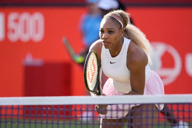 HSBC Championships - Day Two Serena Williams competes during the round of 16 doubles match at The HSBC Championships 2026 women s tennis tournament at The Queen s Club in London, England, on June 9, 2026. London Greater London United Kingdom  Copyright: xOwenxHammondx originalFilename:hammond-thehsbcc260609_npGui.jpg