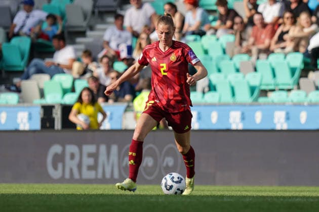 09 06 2026, xgrfx, Soccer World Cup Qualification Women, Slovenia Germany v l Sarai Linder German Womens National Team DFL DFB REGULATIONS PROHIBIT ANY USE OF PHOTOGRAPHS as IMAGE SEQUENCES and or QUASI VIDEO Ljubljana