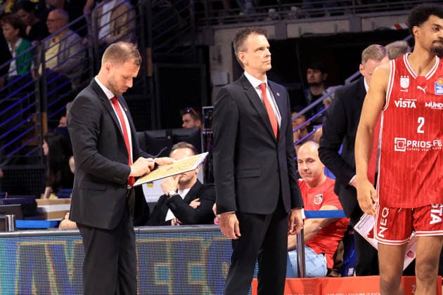DEU, easyCredit BBL, ALBA vs Bamberg, 09 06 2026, Max Schmeling Halle, Berlin, DEU, easyCredit BBL, ALBA vs Bamberg, in the picture Head Coach Anton Gavel Bamberg nordphotoxGmbHx xEngler nph00076