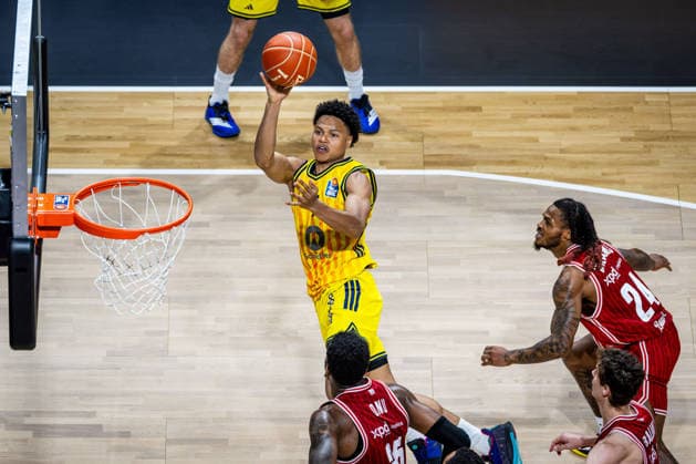 Basketball Berlin 019 06 2026 Season 2025 2026 EasyCredit BBL 1 Bundesliga Men, Men Playoffs Semifinal Game 5 Alba Berlin BMA365 Bamberg Baskets Jack Kayil Alba Berlin, No 07