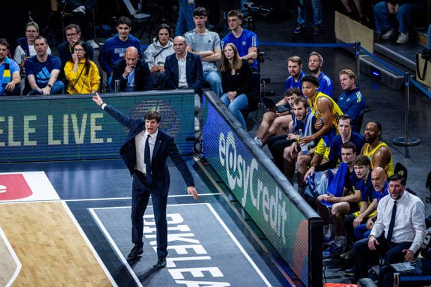 Basketball Berlin 019 06 2026 Season 2025 2026 EasyCredit BBL 1 Bundesliga Men, Men Playoffs Semifinal Game 5 Alba Berlin BMA365 Bamberg Baskets Pedro Calles Alba Berlin, Coach