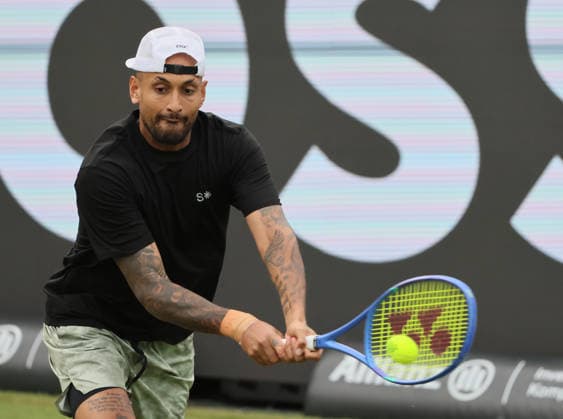 09 06 2026, Boss Open 2026, ATP Tour 250 Stuttgart, TTC Weissenhof, Tennis, Sport, in the picture Nick Kyrgios AUS