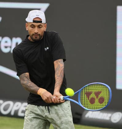09 06 2026, Boss Open 2026, ATP Tour 250 Stuttgart, TTC Weissenhof, Tennis, Sport, in the picture Nick Kyrgios AUS