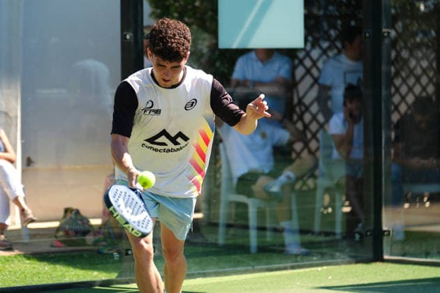 IPA85540523 - Palermo, Italy, June 10, 2026. Country Time Club, first day of the Mediolanum Padel Cup 2026. Pictured: Alex Tur Checa and Thiago Henrique Gasprin Santos VS Antonio Campo and Germano Giacalone  Copyright: xFedericoxSerra IPAxSportx xx 85540523
