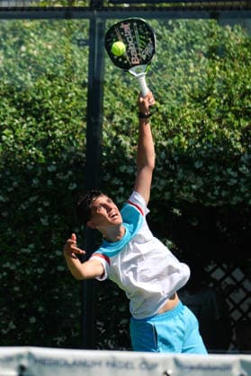 IPA85540617 - Palermo, Italy, June 10, 2026. Country Time Club, first day of the Mediolanum Padel Cup 2026. Pictured: Antonio Terzo and Nahuel Pineda VS Andrea Di Martino and Alessandro Stella.  Copyright: xFedericoxSerra IPAxSportx xx 85540617