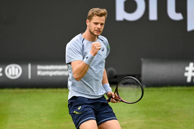 Yannick Hanfmann GER 10 06 2026 ¢ Tennis ¢ BOSS OPEN ¢ ATP 250, TC Weissenhof, Stuttgart, BW Germany Copyright: xpepphotox xHorstxMauelshagenx pep00321, pep_20260610_hm_370643