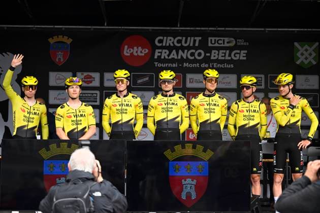 Circuit Franco Belge 2026 Cycling Race MONT-DE-L ENCLUS, BELGIUM - JUNE 10 : team Visma I Lease a Bike during the 85th edition of Circuit Franco Belge an UCI ProSeries 1.Pro one day cycling road race for Men Elite of 195.6 km with start in Tournai and finish in Mont-de-L enclus on June 10, 2026 in Mont-de-L enclus, Belgium, 10 06 2026 ( Motordriver Stephan Boone - Mont-de-L enclus Belgium  Copyright: xTomasxSiskx