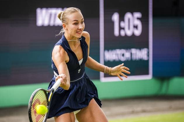 DEN BOSCH - Anastasia Potapova during the WTA, Tennis Damen singles match against Suzan Lamens at the LibÃ ma Open 2026. The combined ATP, Tennis Herren WTA tournament is being held on the event grounds of the former Autotron car theme park. FREEK VAN DEN BERGH ANP xVIxANPxSportx xxANPxIVx 560638666 originalFilename: 560638666.jpg