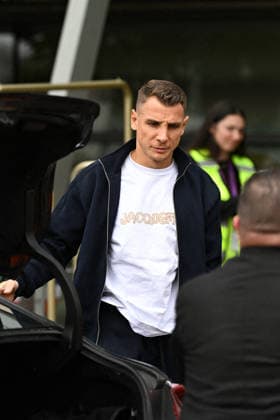 FOOTBALL : Depart de L Equipe de France pour rejoindre les Etats Unis pour participer Ã la coupe du monde de la FIFA - 10 06 2026 Lucas Digne - L Equipe de France de football s envole du Bourget pour rejoindre Boston aux Etats Unis pour participer Ã la coupe du monde de la FIFA (du 11 juin au 19 juillet, aux Etats-Unis, au Canada et au Mexique), le 10 juin 2026. The French national football team is flying from Le Bourget to Boston in the United States to participate in the FIFA World Cup, WM, Weltmeisterschaft, Fussball (from June 11 to July 19, in the United States, Canada and Mexico), on June 10, 2026. Le BourgetFrance  Copyright: xPierrexPerusseaux xBestimagex