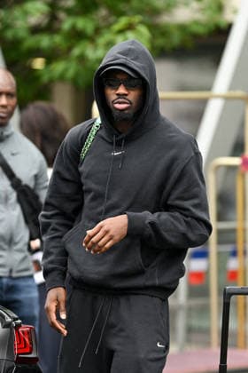 FOOTBALL : Depart de L Equipe de France pour rejoindre les Etats Unis pour participer Ã la coupe du monde de la FIFA - 10 06 2026 Marcus Thuram - L Equipe de France de football s envole du Bourget pour rejoindre Boston aux Etats Unis pour participer Ã la coupe du monde de la FIFA (du 11 juin au 19 juillet, aux Etats-Unis, au Canada et au Mexique), le 10 juin 2026. The French national football team is flying from Le Bourget to Boston in the United States to participate in the FIFA World Cup, WM, Weltmeisterschaft, Fussball (from June 11 to July 19, in the United States, Canada and Mexico), on June 10, 2026. Le BourgetFrance  Copyright: xPierrexPerusseaux xBestimagex