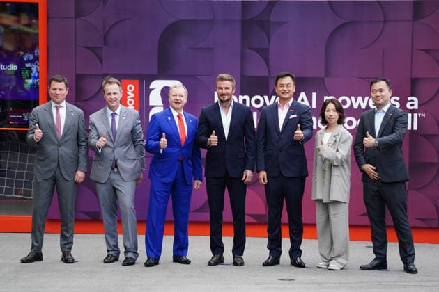David Beckham In Hong Kong Former English Soccer player David Beckham posing for a photo at an event on June 10, 2026 in Hong Kong. (Photo by Ellan Mad Nexpher Images) Hong Kong