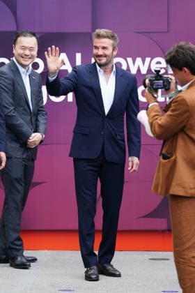 David Beckham In Hong Kong Former English Soccer player David Beckham at an event on June 10, 2026 in Hong Kong. (Photo by Ellan Mad Nexpher Images) Hong Kong