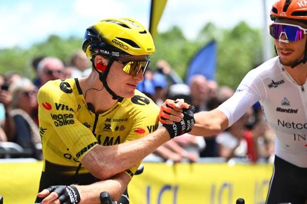 Tour Auvergne - Rhone-Alpes 2026 Stage 4 MONTROND-LES-BAINS, FRANCE - JUNE 10 : Jorgenson Matteo (USA) of Team Visma Lease a Bike during stage 4 of the 78th edition of Tour Auvergne - Rhone-Alpes an UCI World Tour 2.UWT cycling road race stage for Men Elite of 167.4 km with start in Le Puy-en-Velay and finish in Montrond-les-Bains on June 10, 2026 in Montrond-les-Bains, France, 10 06 2026 ( Motordriver Guy De Vuyst - Montrond-les-Bains France  Copyright: xVincentxKalutx