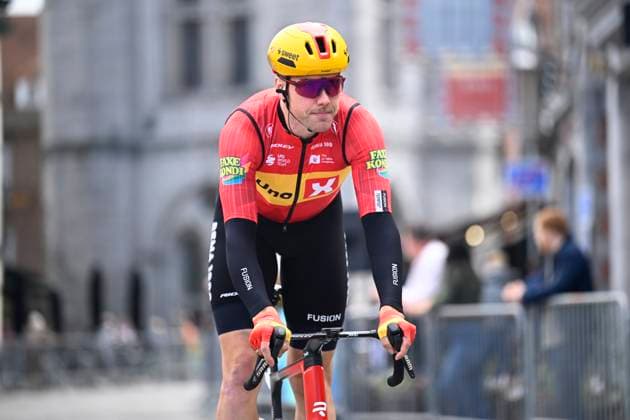 Circuit Franco Belge 2026 Cycling Race MONT-DE-L ENCLUS, BELGIUM - JUNE 10 : Resell Erik Nordsaeter (NOR) of Uno-X Mobility during the 85th edition of Circuit Franco Belge an UCI ProSeries 1.Pro one day cycling road race for Men Elite of 195.6 km with start in Tournai and finish in Mont-de-L enclus on June 10, 2026 in Mont-de-L enclus, Belgium, 10 06 2026 ( Motordriver Stephan Boone - Mont-de-L enclus Belgium  Copyright: xTomasxSiskx