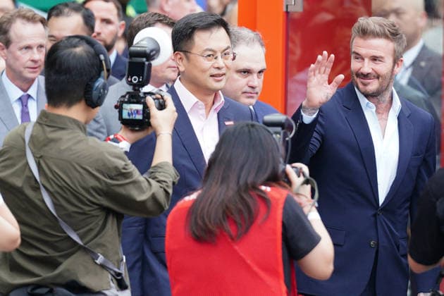 David Beckham In Hong Kong Former English Soccer player David Beckham at an event on June 10, 2026 in Hong Kong. (Photo by Ellan Mad Nexpher Images) Hong Kong