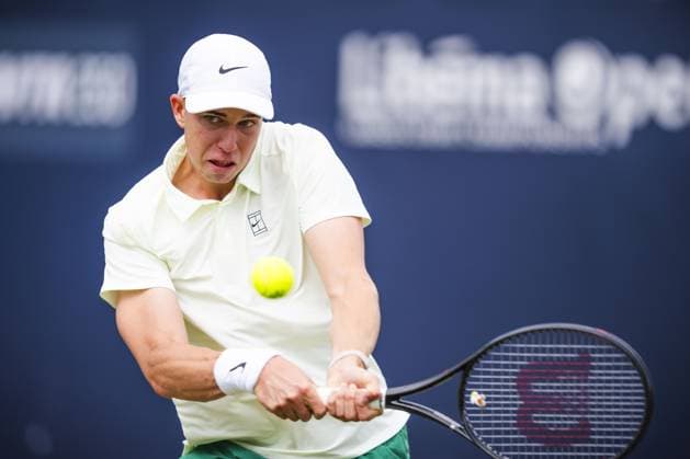 DEN BOSCH - Thijs BOOGAARD during the ATP, Tennis Herren singles match against Yibing WU at the LibÃ ma Open 2026. The combined ATP WTA, Tennis Damen tournament is being held on the event grounds of the former Autotron car theme park. FREEK VAN DEN BERGH ANP xVIxANPxSportx xxANPxIVx 560639990 originalFilename: 560639990.jpg