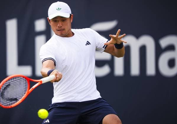 DEN BOSCH - Yibing WU during the ATP, Tennis Herren singles match against Thijs BOOGAARD at the LibÃ ma Open 2026. The combined ATP WTA, Tennis Damen tournament is being held on the event grounds of the former Autotron car theme park. FREEK VAN DEN BERGH ANP xVIxANPxSportx xxANPxIVx 560640036 originalFilename: 560640036.jpg