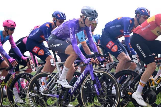 Circuit Franco Belge 2026 Cycling Race MONT-DE-L ENCLUS, BELGIUM - JUNE 10 : Verbrugge Jasper (BEL) of Team Jayco AlUla during the 85th edition of Circuit Franco Belge an UCI ProSeries 1.Pro one day cycling road race for Men Elite of 195.6 km with start in Tournai and finish in Mont-de-L enclus on June 10, 2026 in Mont-de-L enclus, Belgium, 10 06 2026 ( Motordriver Stephan Boone - Mont-de-L enclus Belgium  Copyright: xTomasxSiskx