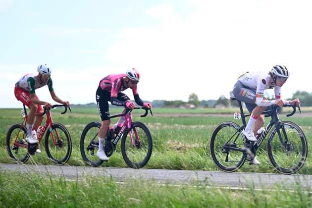 Circuit Franco Belge 2026 Cycling Race MONT-DE-L ENCLUS, BELGIUM - JUNE 10 : Caillet Camille (BEL) of Color Code - Alu Center, during the 85th edition of Circuit Franco Belge an UCI ProSeries 1.Pro one day cycling road race for Men Elite of 195.6 km with start in Tournai and finish in Mont-de-L enclus on June 10, 2026 in Mont-de-L enclus, Belgium, 10 06 2026 ( Motordriver Stephan Boone - Mont-de-L enclus Belgium  Copyright: xTomasxSiskx